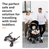 Lascal BuggyBoard® 3D Mini - Red (Grey Fittings)