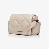 TIBA+MARL Nova Eco Compact Changing Bag Oyster Quilted Faux Leather