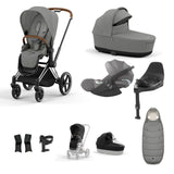 CYBEX Priam Cloud T 10 Piece Bundle Mirage Grey