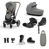 CYBEX Priam Cloud T 10 Piece Bundle Mirage Grey