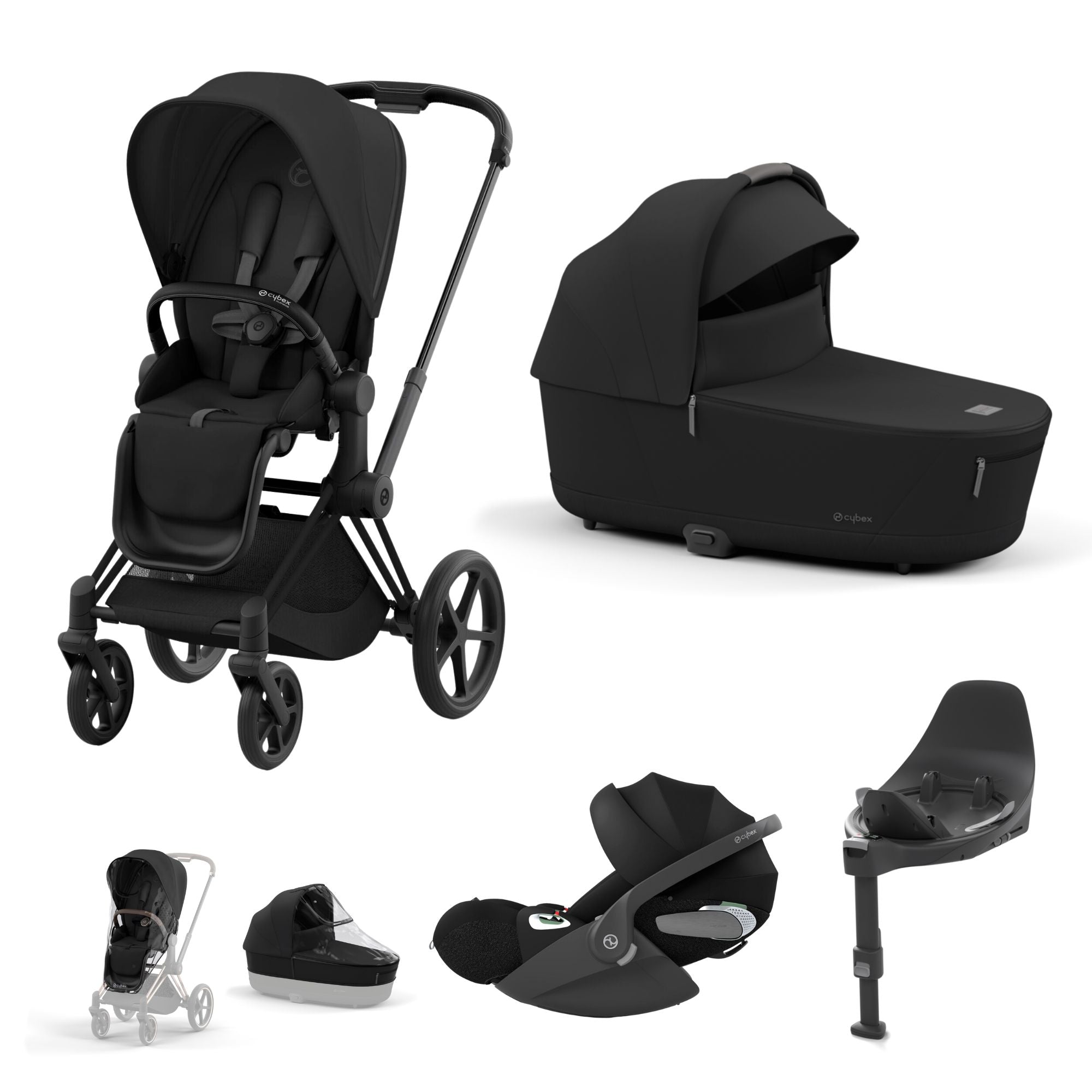 CYBEX Priam Cloud T 10 Piece Bundle Sepia Black