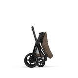NEW CYBEX e-Priam Pushchair Set Comfort Collection - Matt Black Coconut Brown
