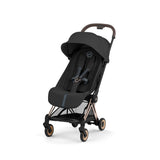 NEW CYBEX Coya Ultimate Birth and Beyond Bundle Comfort Collection - Rose Gold Frame - Sepia Black