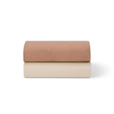 Snüz Twin Pack Moses Basket Sheets - Blush Dot