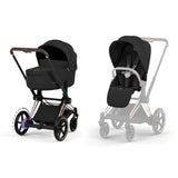 NEW CYBEX ePRIAM Ultimate Birth and Beyond Bundle Comfort Collection - Rose Gold Sepia Black