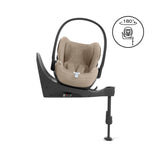 Cybex e-PRIAM 10 Piece Bundle  with Cloud T i-Size Travel System Bundle - Cozy Beige