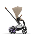 Cybex e-PRIAM 10 Piece Bundle  with Cloud T i-Size Travel System Bundle - Cozy Beige