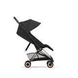 NEW CYBEX Coya Ultimate Birth and Beyond Bundle Comfort Collection - Rose Gold Frame - Sepia Black