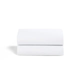 Snüz Twin Pack Moses Basket Sheets - White