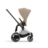 Cybex e-PRIAM 10 Piece Bundle  with Cloud T i-Size Travel System Bundle - Cozy Beige