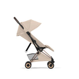 NEW CYBEX Coya Stroller Style Collection - Rose Gold Frame - Cozy Beige