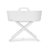 SnuzBaskit White Moses Basket & White Stand