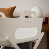 SnuzBaskit White Moses Basket & White Stand