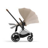 Cybex e-PRIAM 10 Piece Bundle  with Cloud T i-Size Travel System Bundle - Cozy Beige