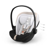 CYBEX Cloud s i-size 180° Baby Car Seat - Off White - Style