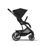 CYBEX BALIOS S LUX FOLD COT   TRAVEL SYSTEM BUNDLE - MOON BLACK