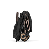 NEW CYBEX Coya Ultimate Birth and Beyond Bundle Comfort Collection - Rose Gold Frame - Sepia Black