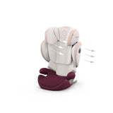 CYBEX Solution S i-Fix Child Car Seat - Quartz Pink - Style