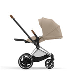 Cybex e-PRIAM 10 Piece Bundle  with Cloud T i-Size Travel System Bundle - Cozy Beige