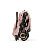 NEW CYBEX Coya Stroller Style Collection - Rose Gold Frame - Peach Pink
