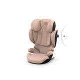 CYBEX Solution S i-Fix Child Car Seat - Cozy Beige - Comfort