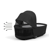 Cybex e-PRIAM 10 piece bundle with Cloud T i-Size Travel System Bundle - Sepia Black