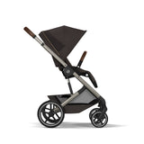 CYBEX BALIOS S LUX FOLD COT   TRAVEL SYSTEM BUNDLE - CHOCOLATE BROWN