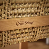 The Little Green Sheep Moses Basket Natural Rocking Stand