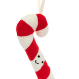 FESTIVE FOLLY CANDY CANE HANGING DECORATION