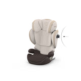CYBEX Solution S i-Fix Child Car Seat - Amber Brown - Style