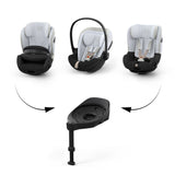 CYBEX Cloud s i-size 180° Baby Car Seat - Misty Grey - Style