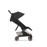 NEW CYBEX Coya Ultimate Birth and Beyond Bundle Comfort Collection - Rose Gold Frame - Sepia Black