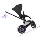 NEW CYBEX e-PRIAM Ultimate Birth and Beyond Bundle  - Comfort Collection - Matt Black Sepia Black