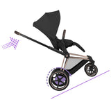 NEW CYBEX ePRIAM Ultimate Birth and Beyond Bundle Comfort Collection - Rose Gold Sepia Black