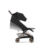 NEW CYBEX Coya Ultimate Birth and Beyond Bundle Comfort Collection - Rose Gold Frame - Sepia Black