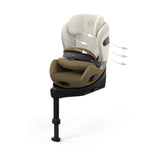 CYBEX Anoris Si i-Size Car Seat With ISOFix Base - Jade Green - Style