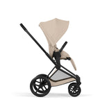 NEW CYBEX PRIAM Ultimate Bundle   - Comfort Collection - Matt Black - Cozy Beige