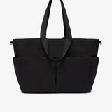 Tiba + Marl Canvas Pocket Tote Black