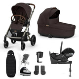 CYBEX Balios S Lux 10 Piece Bundle - Chocolate Brown with Cloud T Plus and T Base