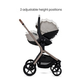 Silver Cross Breez Ultimate 360 Family Car Seat Bundle - Champagne