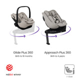 Silver Cross Breez Ultimate 360 Family Car Seat Bundle - Maple