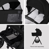 Silver Cross Breez Ultimate 360 Family Car Seat Bundle - Onyx