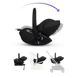 Silver Cross Breez Ultimate 360 Family Car Seat Bundle - Pewter