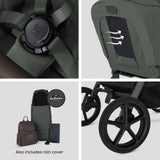 Silver Cross Breez Ultimate 360 Family Car Seat Bundle - Pewter