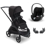 Bugaboo 5 Dragonfly – Pushchair andCarrycot with Cybex Cloud T Plus, T Base and Adapters - Midnight Black