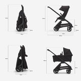Bugaboo Dragonfly Complete Pushchair - Midnight Black