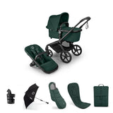 Bugaboo Fox 5 Renew Complete Pushchair Bundle - Fern Green