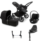 Bugaboo 5 Donkey Mono  – With Cybex Cloud T Plus, T Base and Adapters - Midnight Black