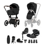 NEW CYBEX PRIAM Ultimate Accessory Bundle   - Comfort Collection - Rose Gold - Sepia Black