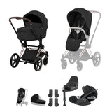 NEW CYBEX PRIAM Ultimate Bundle   - Comfort Collection - Rose Gold - Sepia Black